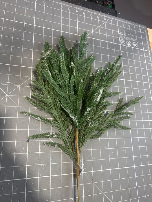 Christmas Iced Pine Pick 26237