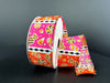 Orange-Fuchsia-Black Halloween Candy Cubes, 1.5"X10Y 56610-09-28