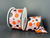 Pink Satin/Orange-Black Glitter Dots, 2.5"X10Y 56611-40-03