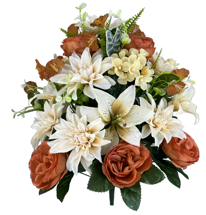 Dahlia Lily Rose Mixed Bush X 24 24" 57019BE - DecoExchange®