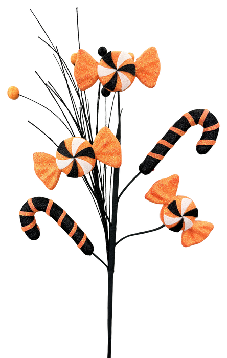Glitter Candy Spray x 5 H29 Orange 57366OR