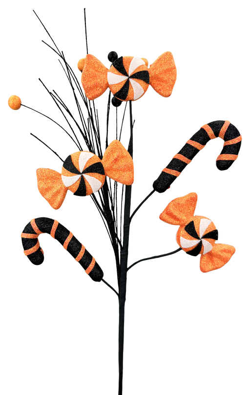 Glitter Candy Spray x 5 H29 Orange 57366OR