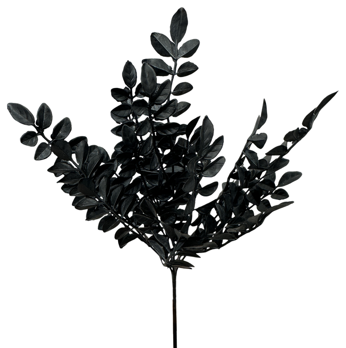 Plastic Wisteria Leaves Bush 15in 57488BK