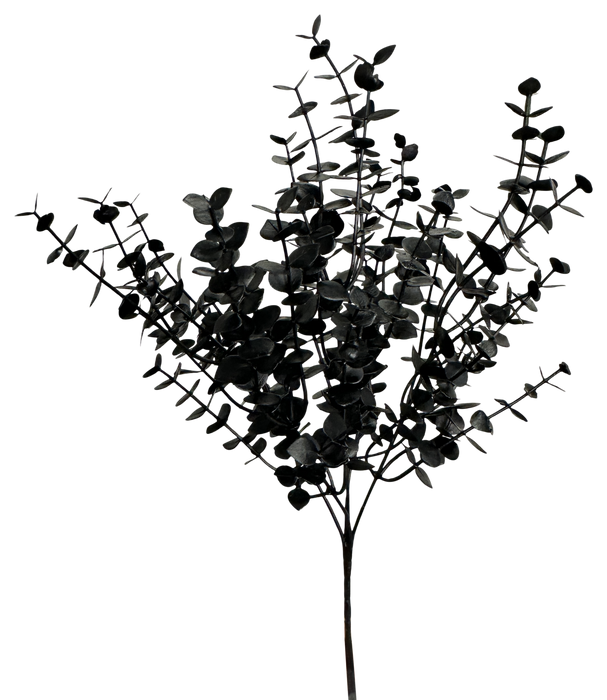Plastic Eucalyptus Bush x 5 H15 57489BK