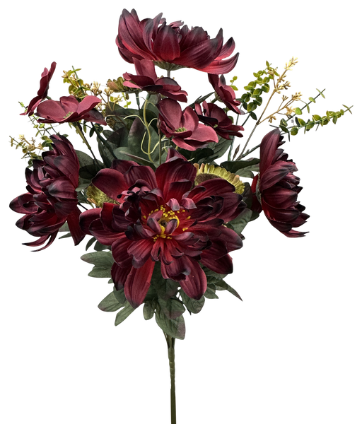 Sunflower Mum Bush x 14 H21 Beige/Gold 57528BG