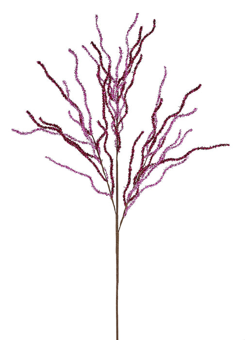 38"L Folded Foil/Glttr Wild Twig Spray Hot Pink/Pink XS1633T3