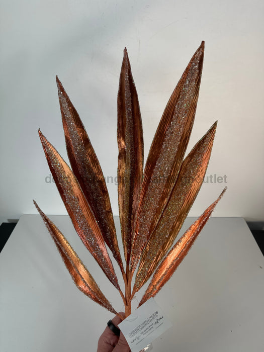 58.5Cm Palmetto Leaves Pick In Orange (Product Code: Get-151464)