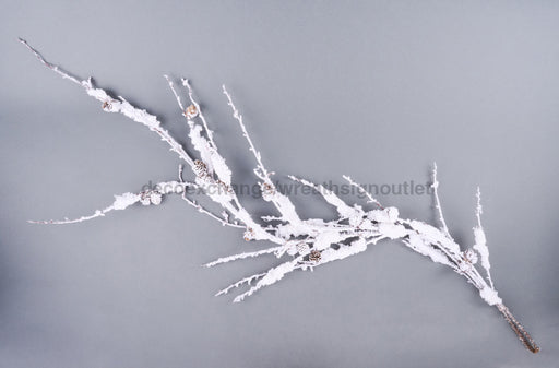 58" Snowdrift Garland White XS953627 - DecoExchange