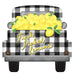 12"L x 11.5"H Fresh Picked Lemons Truck Yellow/Black/White AP7140