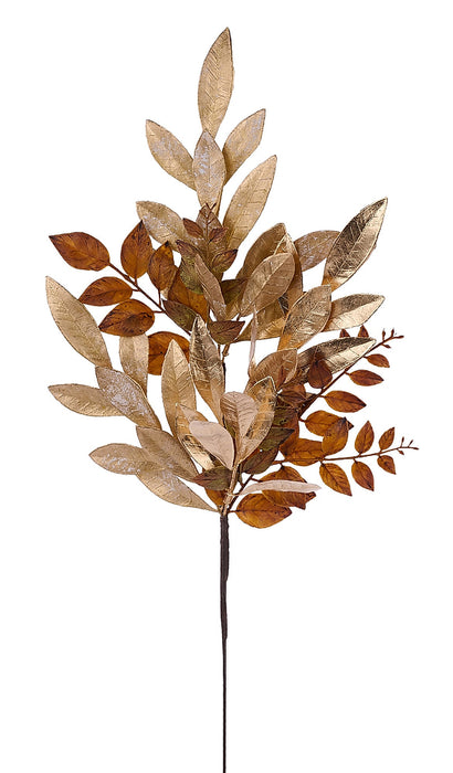 26"L Bay Leaf/Tea Leaf Spray Gold/Brown XX997267