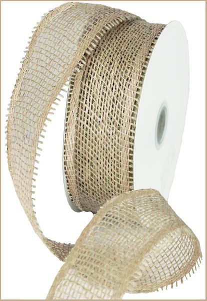 2.5"X20YD POLY/JUTE Mesh Natural RB620218