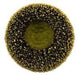 5"Dia Flower Head Yellow/Black FJ5174 - DecoExchange