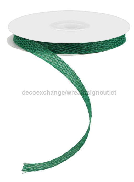 .5’X25Yd Pp/Faux Jute Ribbon Emerald Green Rs403806