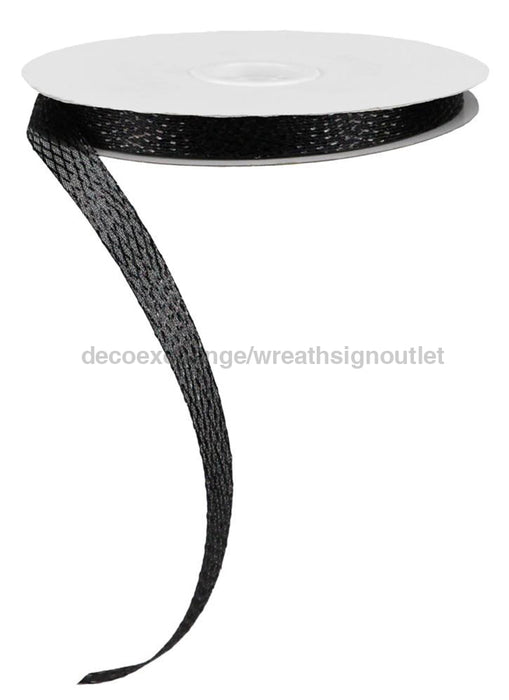 .5’X30Yd Metallic/Pp Corsage Ribbon Black Rs4039E5