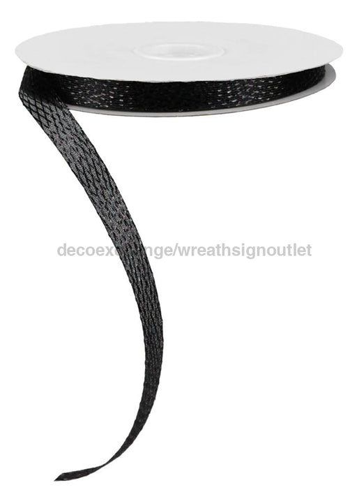 .5’X30Yd Metallic/Pp Corsage Ribbon Black Rs4039E5