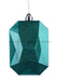 6.25’’L X 4.25’’W Glitter Rect Gem Orn Turquoise XJ7167EK Gem