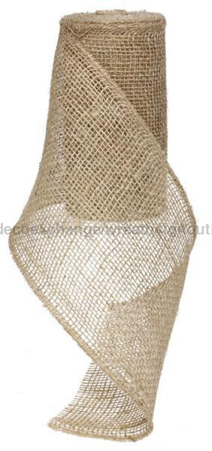 6"X10Yd Loose Weave Burlap Natural RK9016 - DecoExchange