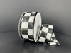 Ivory Linen/Black Watercolor Checks, 1.5"X10Y 61622-09-21