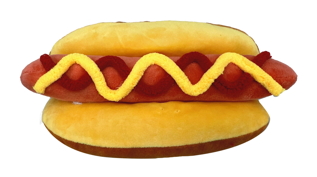 Plush Hot Dog H4.5Xw8  63697HOTDOG - DecoExchange®