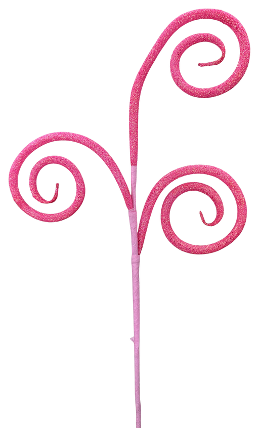 Glitter Tube Curly Pick X 3  H18  63882HTPK - DecoExchange®