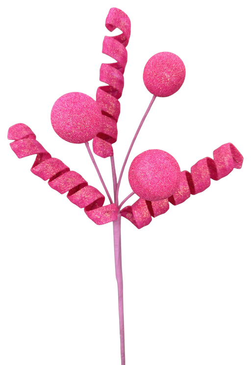 Ball Curly Pick X 5 H18  63883HTPK - DecoExchange®