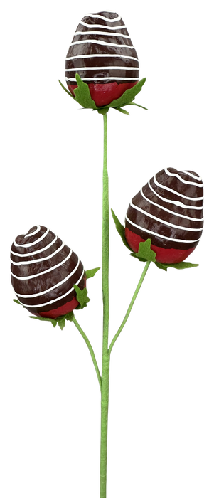 Dipped Strawberry Pick X 3 H22 63908RD - DecoExchange®