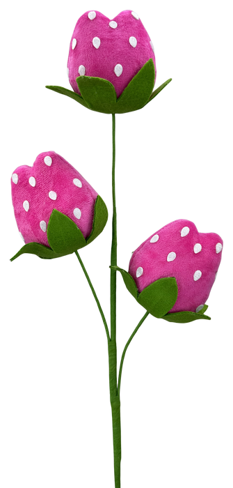 Strawberry Spray X 3 H28 63909PK - DecoExchange®