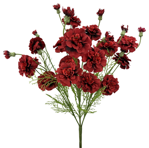 Mini Zinnia Bush - 4 Stems - 24" 64017RD - DecoExchange®