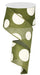 2.5"X10YD Giant Multi Dots Moss Green/Ivory RG0120052