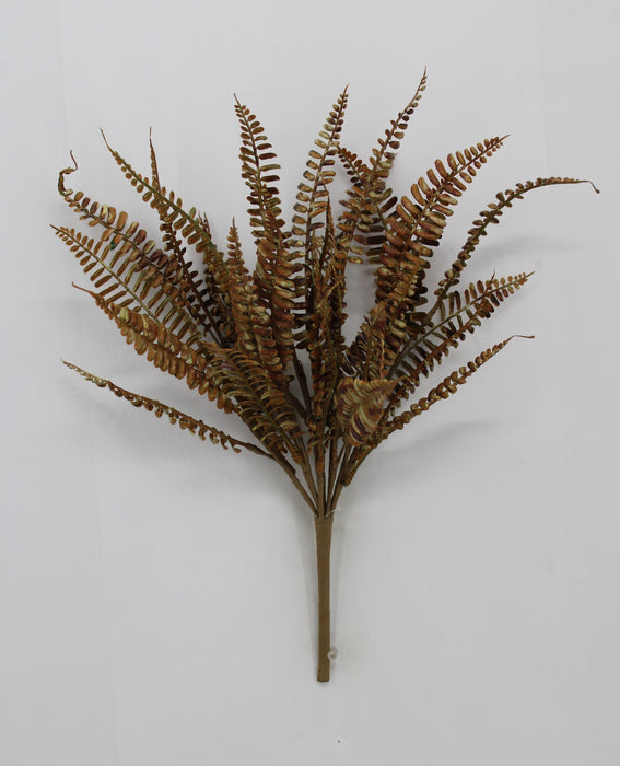18 In Plastic Fern Bush 65681-GN