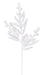 28"L Pearl Thin Pine Spray White XX246127 - DecoExchange®