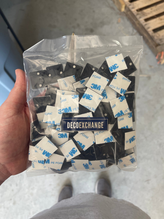 Mounting Squares Bag of 100 - DECOE-002 - DecoExchange