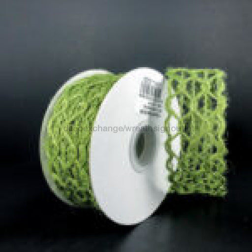 Ms Grn Scallp Weave Brlp, 1.5"X10Y 67348-09-08 - DecoExchange®
