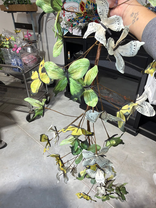 36" Butterfly Garland MT26964-GRYE - DecoExchange®