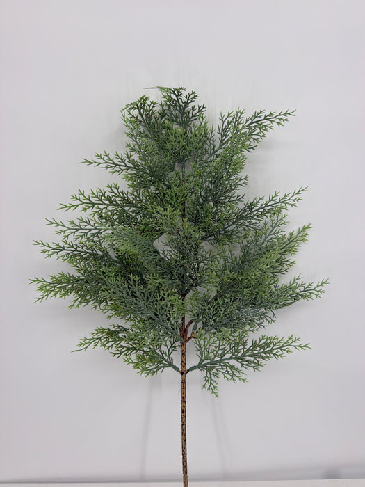 26in Tall Spray-Evergreen Cedar Flocked Green IP512015