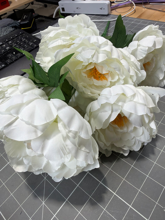 Peony Bush X 7 Crm 1/6Dz 21431 - DecoExchange®