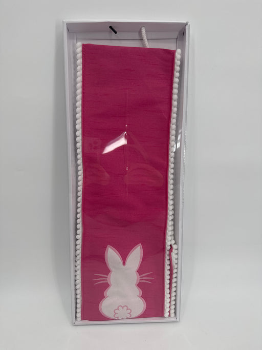 53" Bunny Pom Pom Wreath Sash 4627737 - DecoExchange®