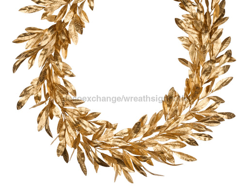 6'L Bay Leaf Garland Gold XX938808 - DecoExchange
