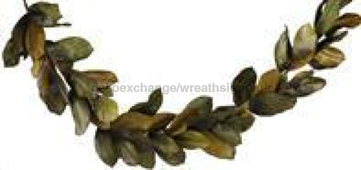 6'L Magnolia Leaf Garland Tt Brown/Green NF200931 - DecoExchange