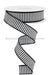 7/8’’X10Yd Horizontal Thin Stripes On Pg White/Black RGC719327 Ribbon
