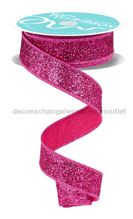 7/8’’X10Yd Laser Glitter Fuchsia RGF753207 ribbon
