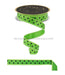 7/8’’X10Yd Small Polka Dot/Fused Fresh Green/Black Lx3045Lt Ribbon
