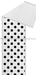 7/8’’X10Yd Small Polka Dot/Fused White/Black LX304527 Ribbon