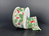 Ivory Linen/Mint Holly Leaves-Blue Leaves, 1.5"X10Y 71646-09-05