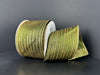 Moss Satin/Dual Gold Stripes, 2.5"X10Y 71663-40-08