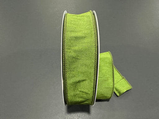 Moss Green Faux Dupioni, 1.5"X10Y 72434-09-08