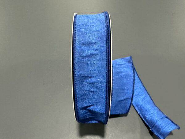 Navy Faux Dupioni, 1.5"X10Y 72434-09-27