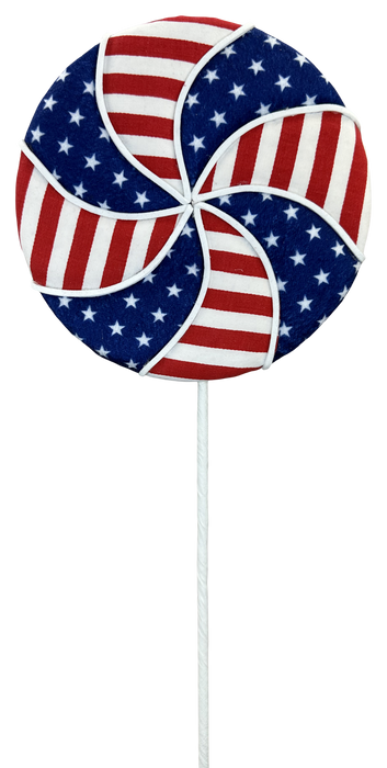 Star Stripe Lollipop Spray H20Xdia6  74285RWB
