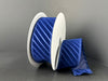 Navy Diagonal Line Pressed All Velvet, 1.5"X10Y 76601-09-27