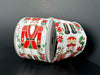 White Linen Fancy Traditional Nutcracker Ribbon 76602-40-01